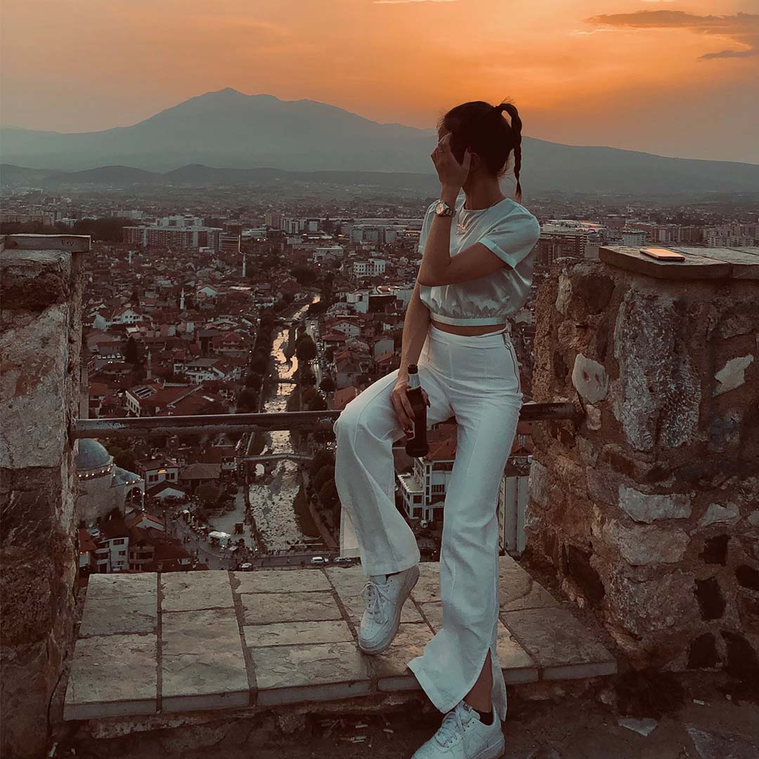 The girl behind the camera